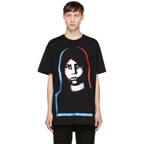 givenchy abstract girl t shirt|Givenchy Abstract Logo Graphic T.